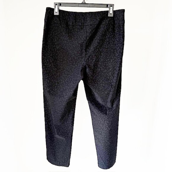 Lisette L Montreal Pull on Pant, Black leopard print, Size 12 - Picture 2 of 7